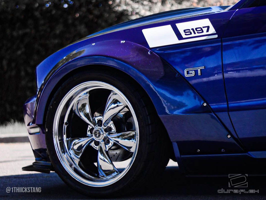 Extreme Dimensions Duraflex Circuit 75mm Front Fenders Flare Compatible With 2010-2014 Ford Mustang - 112623