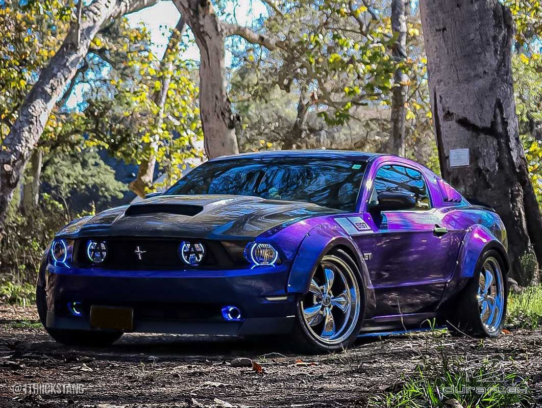 Extreme Dimensions Duraflex Circuit 75mm Front Fenders Flare Compatible With 2010-2014 Ford Mustang - 112623