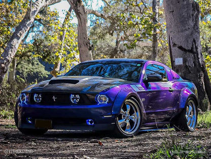 Extreme Dimensions Duraflex Circuit 75mm Front Fenders Flare Compatible With 2010-2014 Ford Mustang - 112623