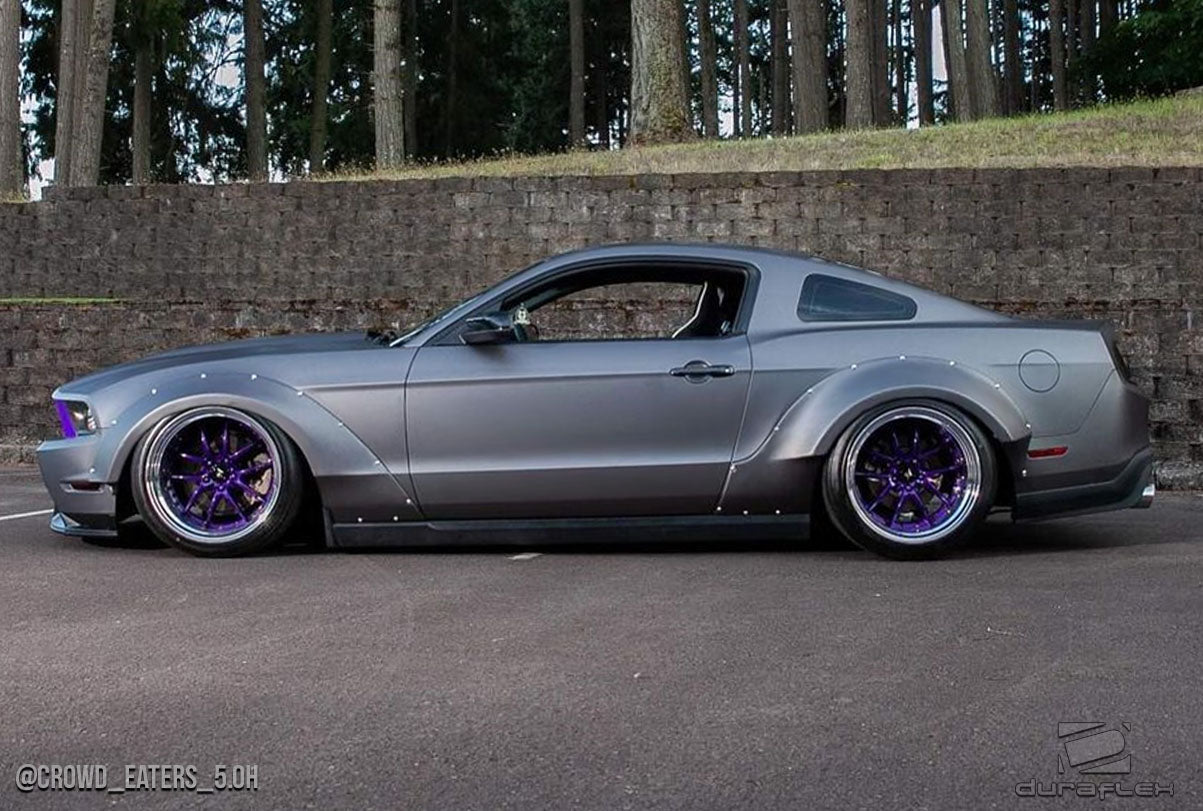 Extreme Dimensions Duraflex Circuit Wide Body Kit Compatible With 2010-2014 Ford Mustang - 4 Piece - 112634