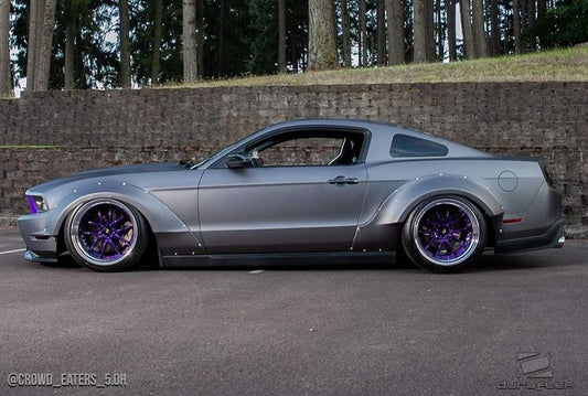 Extreme Dimensions Duraflex Circuit Wide Body Kit Compatible With 2010-2014 Ford Mustang - 4 Piece - 112634