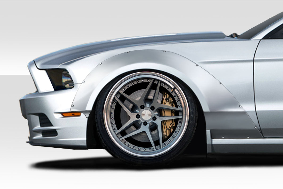 Extreme Dimensions Duraflex Circuit Wide Body Kit Compatible With 2010-2014 Ford Mustang - 4 Piece - 112634