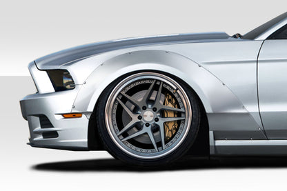 Extreme Dimensions Duraflex Circuit Wide Body Kit Compatible With 2010-2014 Ford Mustang - 4 Piece - 112634