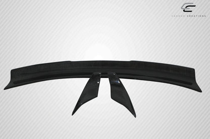 Carbon Creations Grid Rear Wing Spoiler Compatible With 2015-2023 Ford Mustang Convertible - 3 Piece - 112638