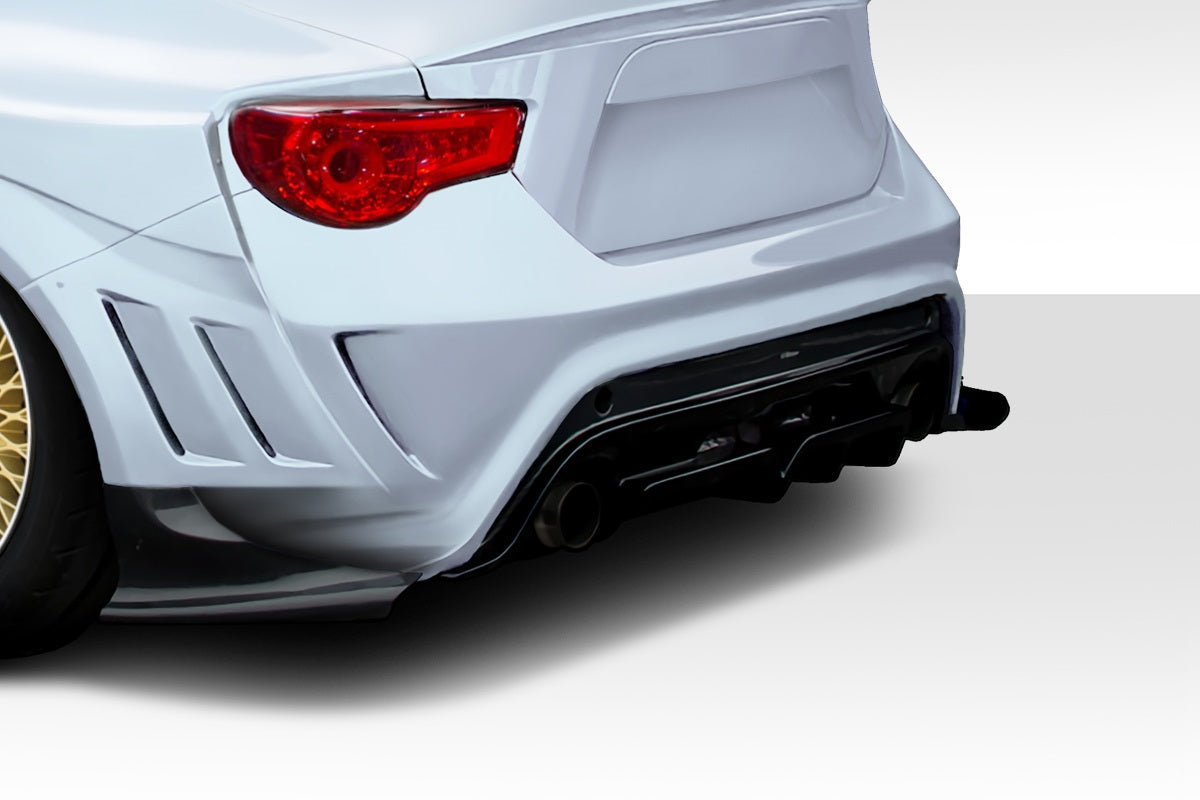 Extreme Dimensions Duraflex VR-S Wide Body Rear Bumper Cover Compatible With 2013-2020 Scion FRS - 4 Piece - 112650