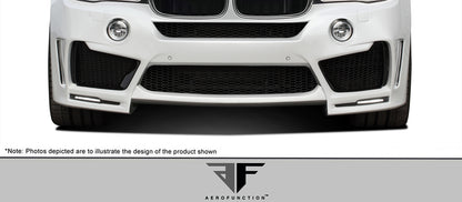 Aero Function AF-1 Wide Body Front Bumper Cover Air Intake Compatible With 2014-2018 BMW X5 - 2 Piece - 112658