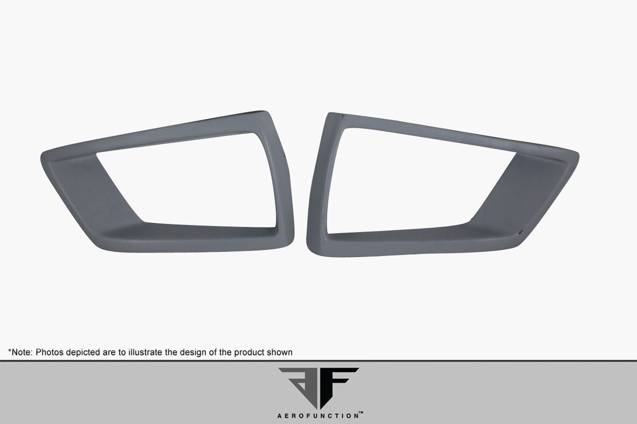 Aero Function AF-1 Wide Body Front Bumper Cover Air Intake Compatible With 2014-2018 BMW X5 - 2 Piece - 112658