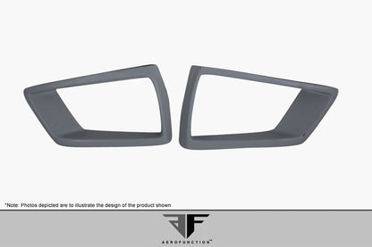 Aero Function AF-1 Wide Body Front Bumper Cover Air Intake Compatible With 2014-2018 BMW X5 - 2 Piece - 112658