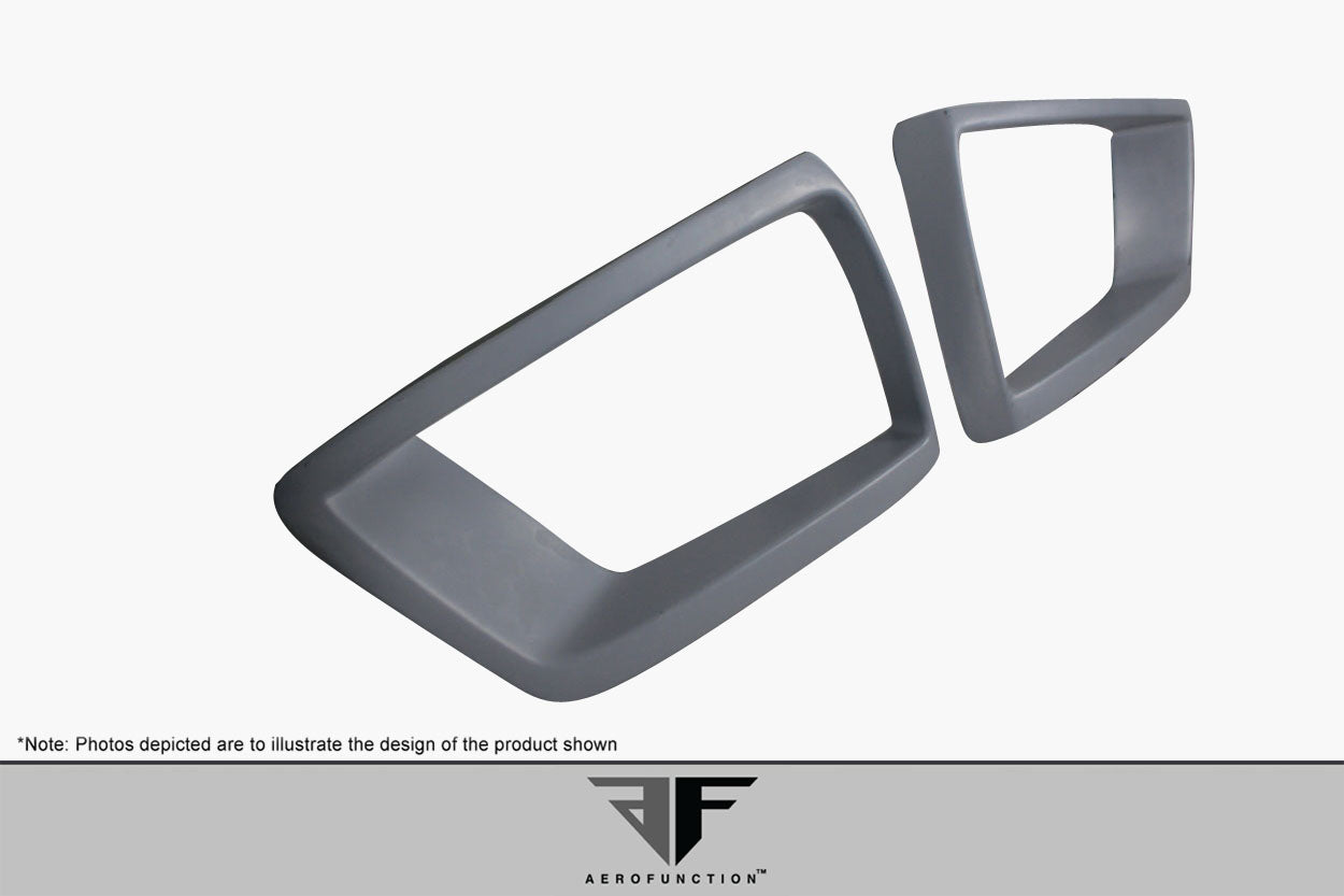 Aero Function AF-1 Wide Body Front Bumper Cover Air Intake Compatible With 2014-2018 BMW X5 - 2 Piece - 112658