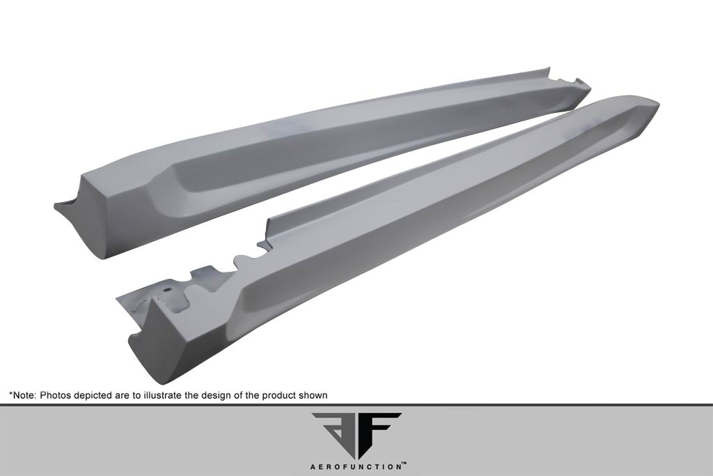 Aero Function AF-1 Wide Body Side Skirts Compatible With 2014-2018 BMW X5 - 2 Piece - 112659