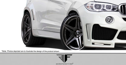 Aero Function AF-1 Wide Body Side Skirts Compatible With 2014-2018 BMW X5 - 2 Piece - 112659