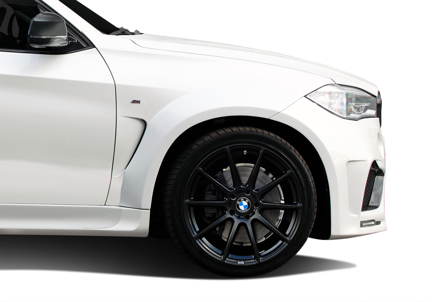Aero Function AF-1 Wide Body Front Fenders Flares Compatible With 2014-2018 BMW X5 - 2 Piece - 112661