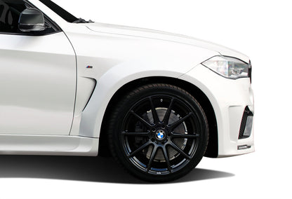 Aero Function AF-1 Wide Body Front Fenders Flares Compatible With 2014-2018 BMW X5 - 2 Piece - 112661