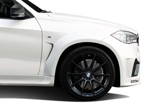 Aero Function AF-1 Wide Body Front Fenders Flares Compatible With 2014-2018 BMW X5 - 2 Piece - 112661