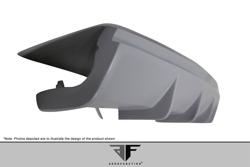 Aero Function AF-1 Wide Body Rear Lip Add On Spoiler Compatible With 2014-2018 BMW X5 - 1 Piece - 112663