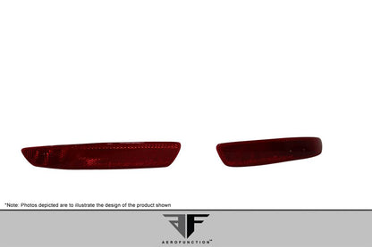 Aero Function AF-1 Wide Body Reflective Caps Compatible With 2014-2018 BMW X5 - 2 Piece - 112667