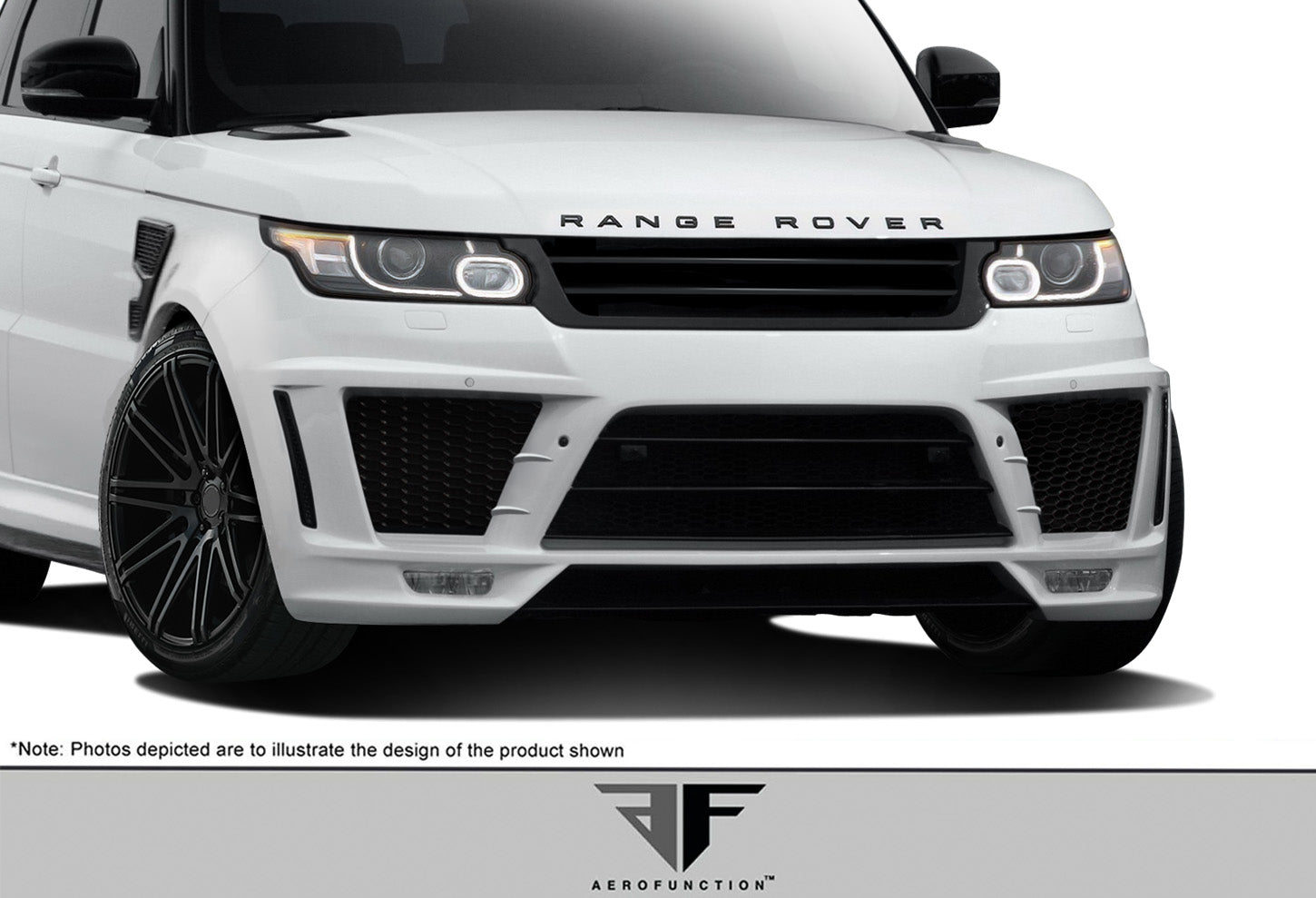 Aero Function AF-1 Front Bumper Cover Compatible With 2014-2022 Land Rover Range Rover Sport - 1 Piece - 112670