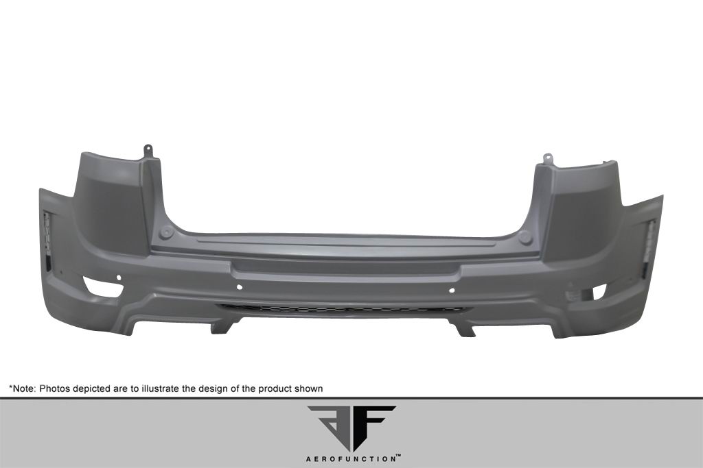 Aero Function AF-1 Rear Bumper Cover Compatible With 2014-2022 Land Rover Range Rover Sport - 1 Piece - 112671