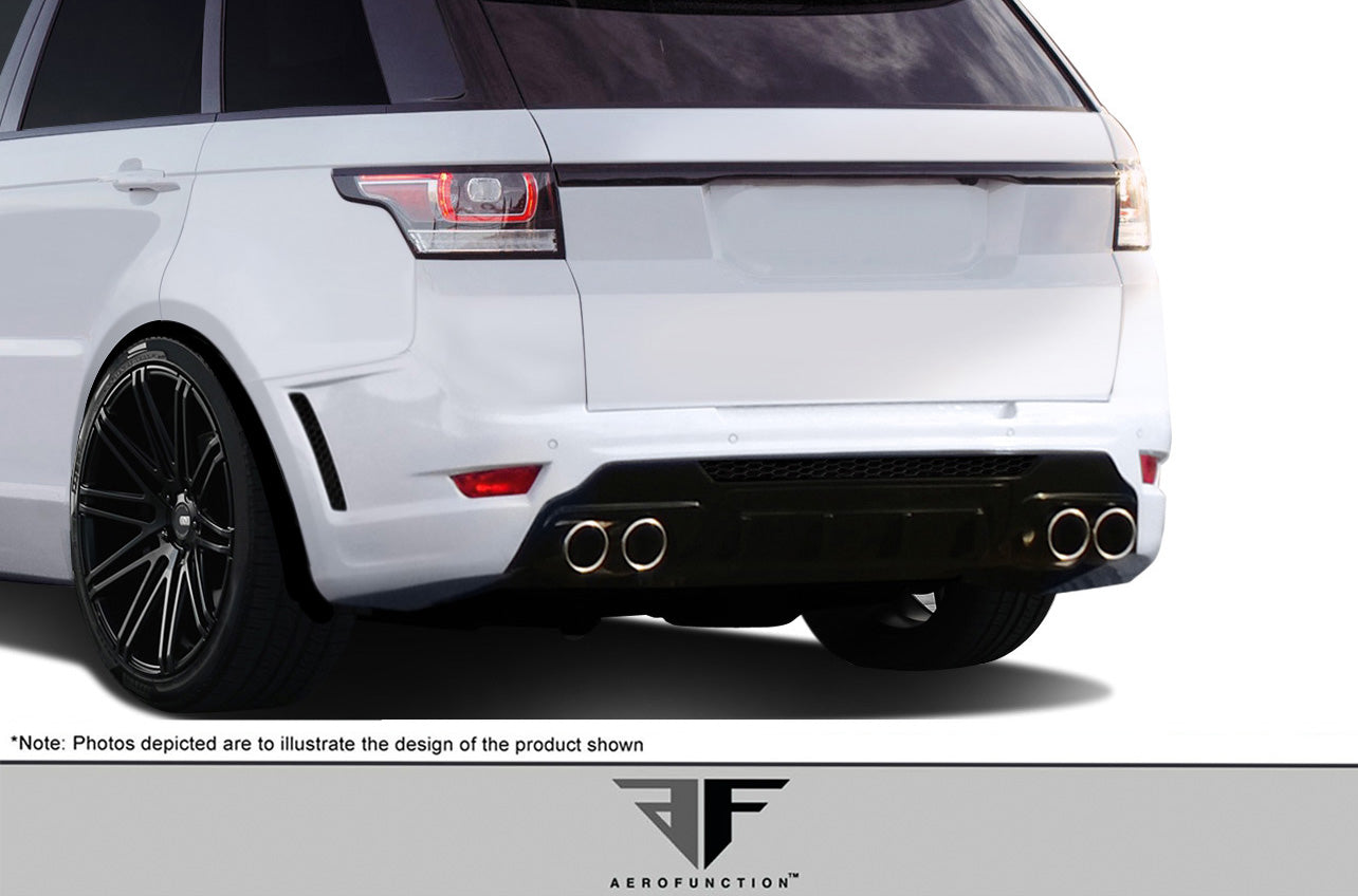 Aero Function AF-1 Rear Bumper Cover Compatible With 2014-2022 Land Rover Range Rover Sport - 1 Piece - 112671