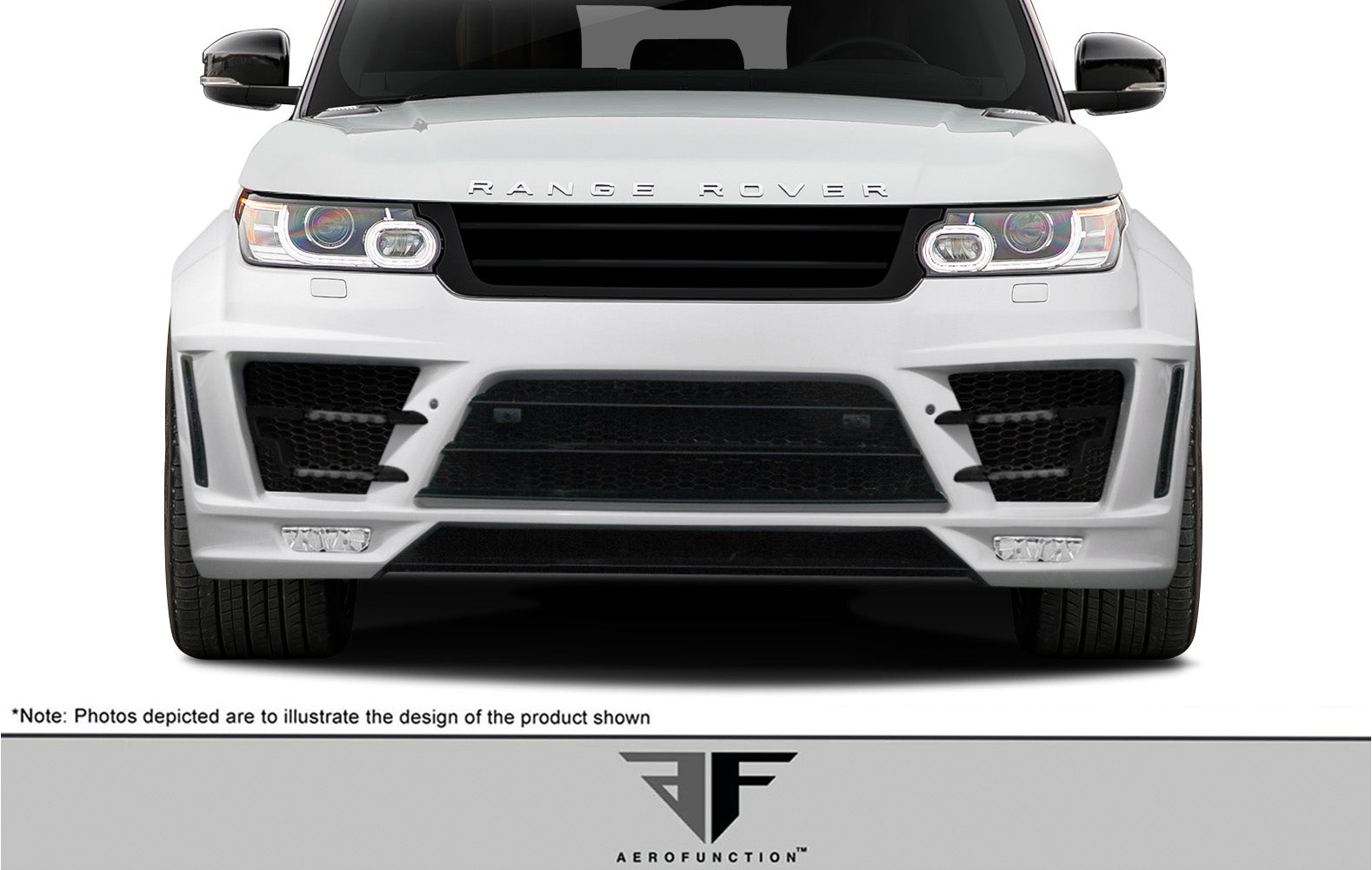 Aero Function AF-2 Wide Body LED Lights Compatible With 2014-2022 Land Rover Range Rover Sport - 2 Piece - 112683