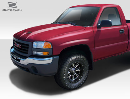Extreme Dimensions Duraflex Ram Air Hood Compatible With 1999-2006 GMC Sierra - 1 Piece - 112728