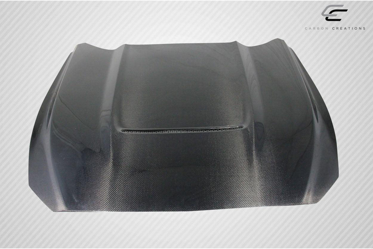 Carbon Creations GT350 Hood Compatible With 2015-2017 Ford Mustang - 1 Piece - 112734
