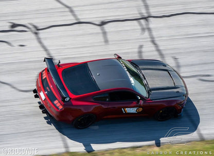 Carbon Creations GT350 Hood Compatible With 2015-2017 Ford Mustang - 1 Piece - 112734