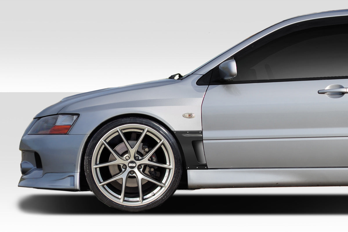 Extreme Dimensions Duraflex VR-S Front Fenders Compatible With 2003-2007 Mitsubishi Evolution - 4 Piece - 112737