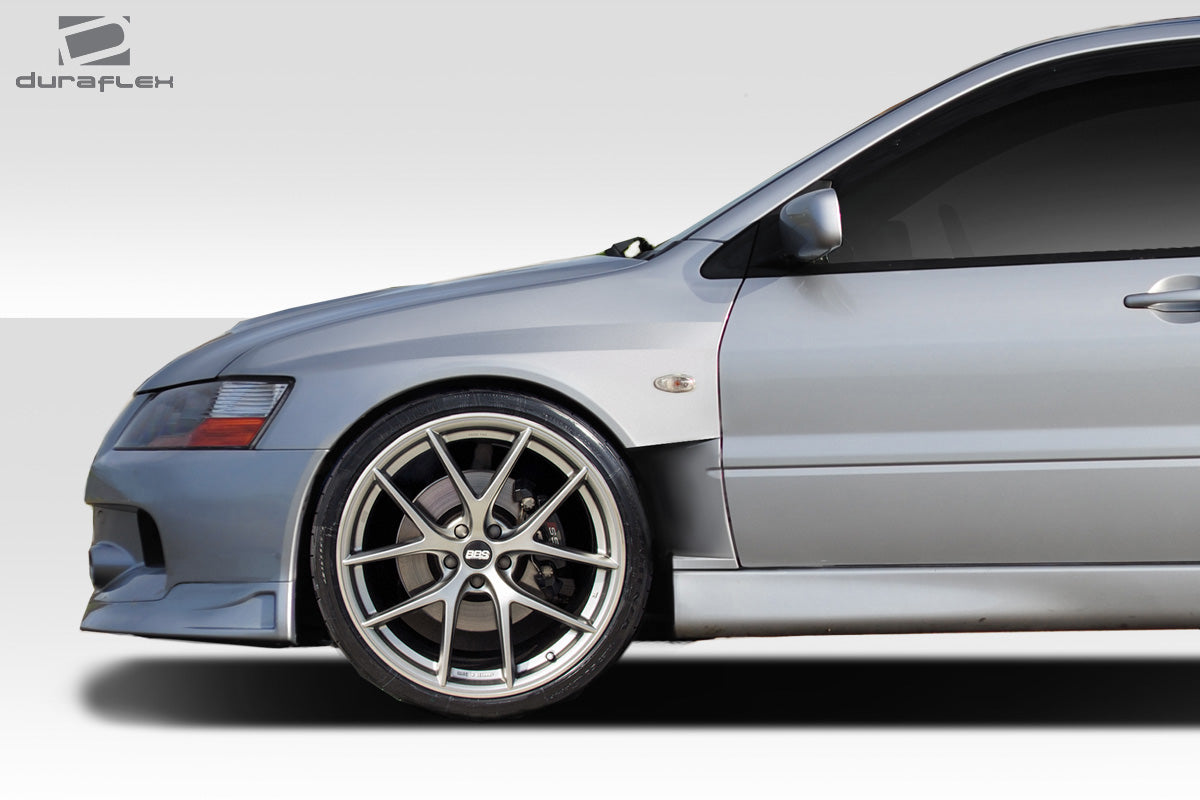 Extreme Dimensions Duraflex VR-S Front Fenders Compatible With 2003-2007 Mitsubishi Evolution - 4 Piece - 112737
