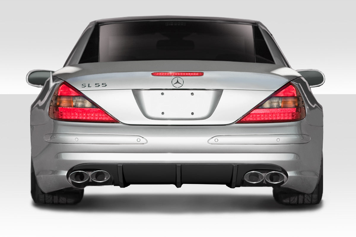 Extreme Dimensions Duraflex L Sport Rear Lip Add On Spoiler Compatible With 2003-2006 Mercedes SL - Mercedes - 1 Piece - 112755