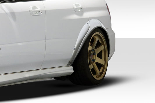 Extreme Dimensions Duraflex Rally Rear Fender Flares Compatible With 2004-2007 Subaru Impreza - 4 Piece - 112758