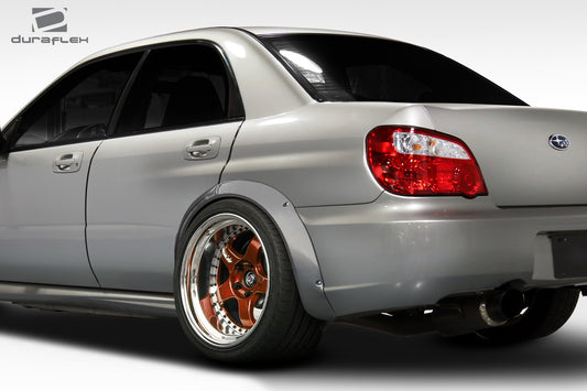 Extreme Dimensions Duraflex Rally Rear Fender Flares Compatible With 2004-2007 Subaru Impreza - 4 Piece - 112758