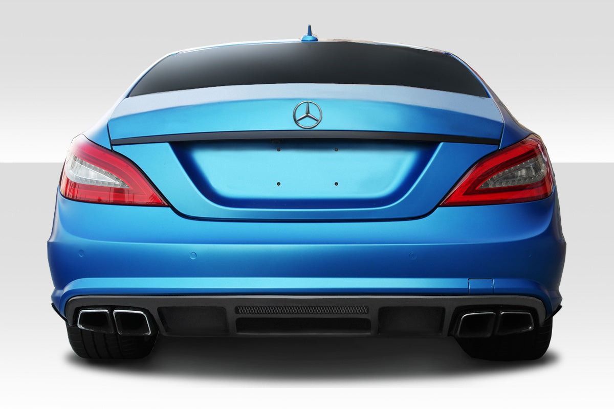 Extreme Dimensions Duraflex Autobahn Rear Lip Add On Spoiler Compatible With 2012-2018 Mercedes CLS - 1 Piece - 112763