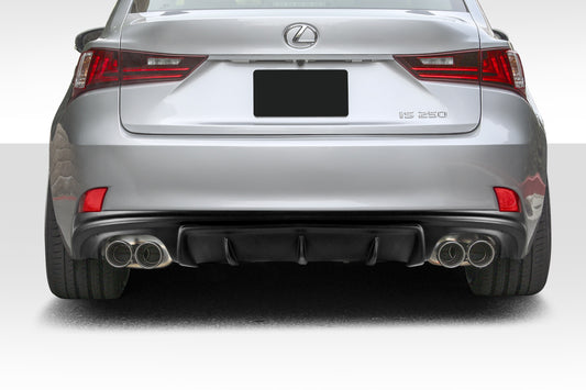 Extreme Dimensions Duraflex AM Design Rear Lip Add On Spoiler Compatible With 2014-2016 Lexus IS - 1 Piece - 112769