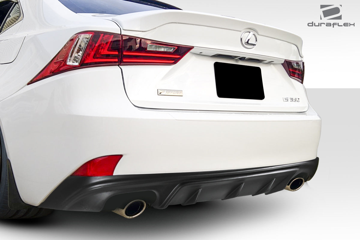 Extreme Dimensions Duraflex AM Design Rear Lip Add On Spoiler Compatible With 2014-2016 Lexus IS - 1 Piece - 112769