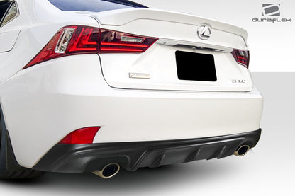 Extreme Dimensions Duraflex AM Design Rear Lip Add On Spoiler Compatible With 2014-2016 Lexus IS - 1 Piece - 112769