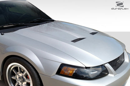 Extreme Dimensions Duraflex Cobra Look Hood Compatible With 1999-2004 Ford Mustang - 1 Piece - 112775