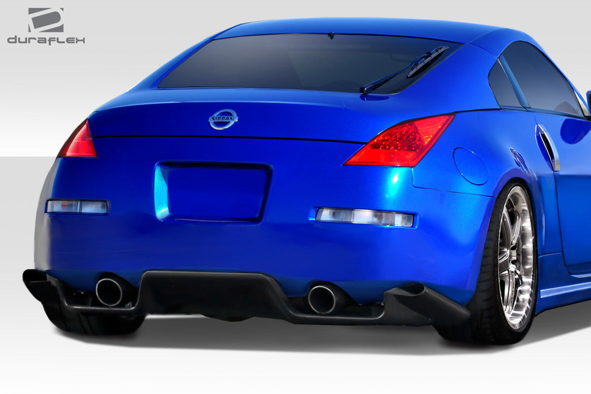 Extreme Dimensions Duraflex TS-1 Rear Lip Add On Spoiler Compatible With 2003-2008 Nissan 350Z - 6 Piece - 112782