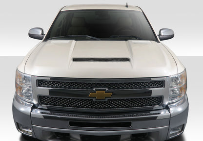 Extreme Dimensions Duraflex RK-S Hood Compatible With 2007-2013 Chevrolet Silverado - 1 Piece - 112797