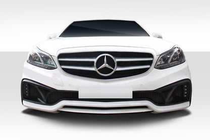 Extreme Dimensions Duraflex Eros Version 2 Front Bumper Cover Compatible With 2014-2016 Mercedes E Class - 1 Piece - 112803