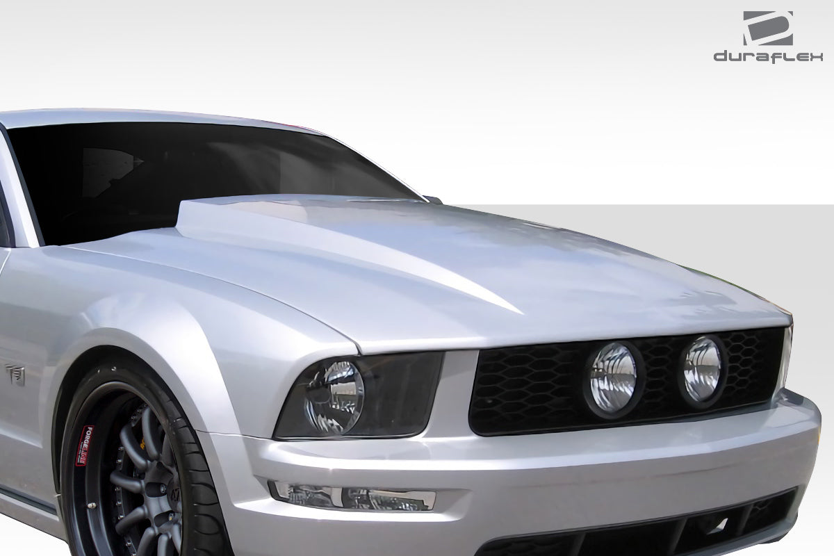 Extreme Dimensions Duraflex Cowl Hood Compatible With 2005-2009 Ford Mustang - 1 Piece - 112870