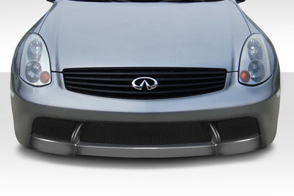 Extreme Dimensions Duraflex D-Spec Front Bumper Cover Compatible With 2003-2007 Infiniti G Coupe - 1 Piece - 112873