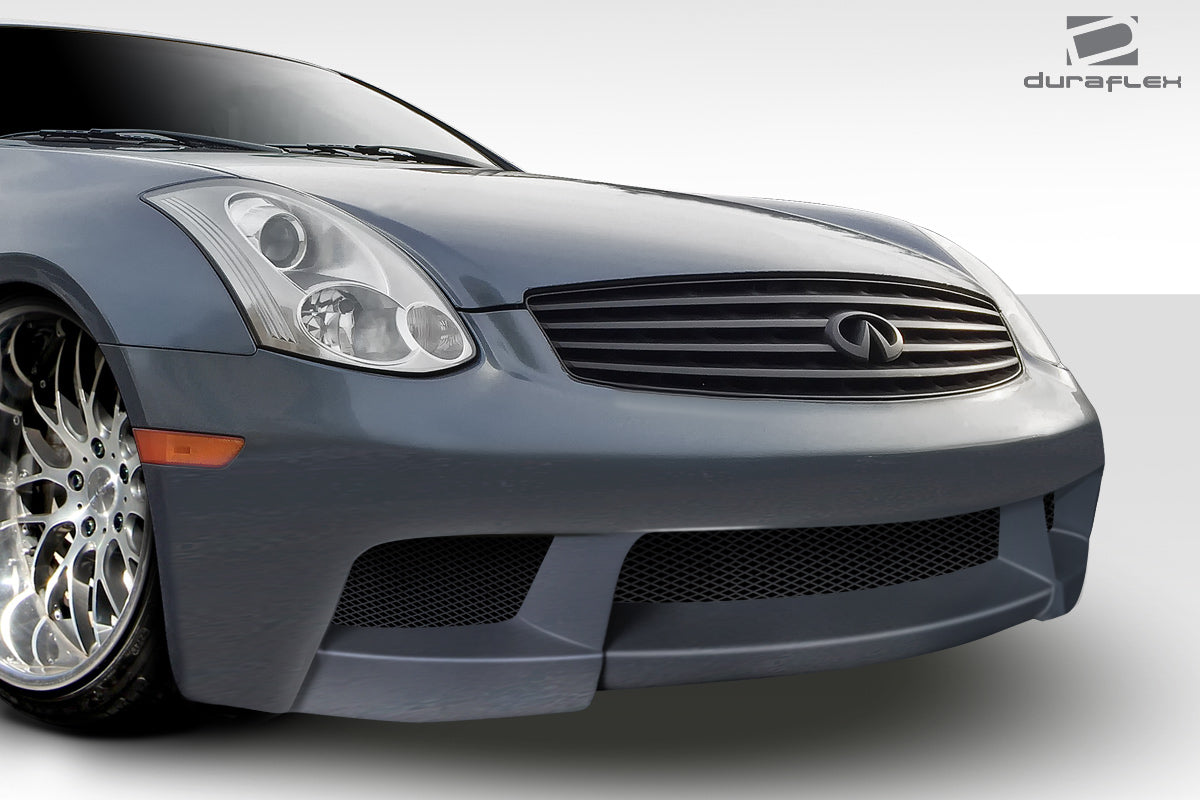 Extreme Dimensions Duraflex D-Spec Front Bumper Cover Compatible With 2003-2007 Infiniti G Coupe - 1 Piece - 112873
