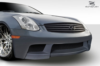 Extreme Dimensions Duraflex D-Spec Front Bumper Cover Compatible With 2003-2007 Infiniti G Coupe - 1 Piece - 112873