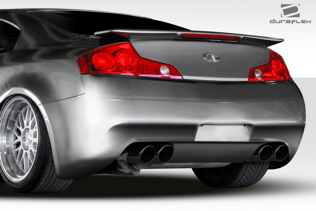 Extreme Dimensions Duraflex D-Spec Rear Bumper Cover Compatible With 2003-2007 Infiniti G Coupe - 1 Piece - 112875