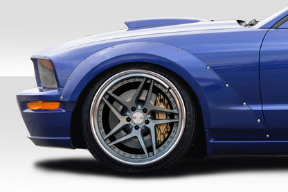 Extreme Dimensions Duraflex Circuit 75mm Wide Body Kit Compatible With 2005-2009 Ford Mustang - 4 Piece - 112888
