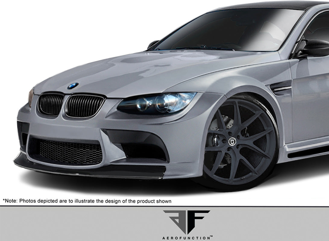 Aero Function AF-5 Wide Body Front Lip Spoiler Compatible With 2008-2013 BMW M3 - 1 Piece - 112890