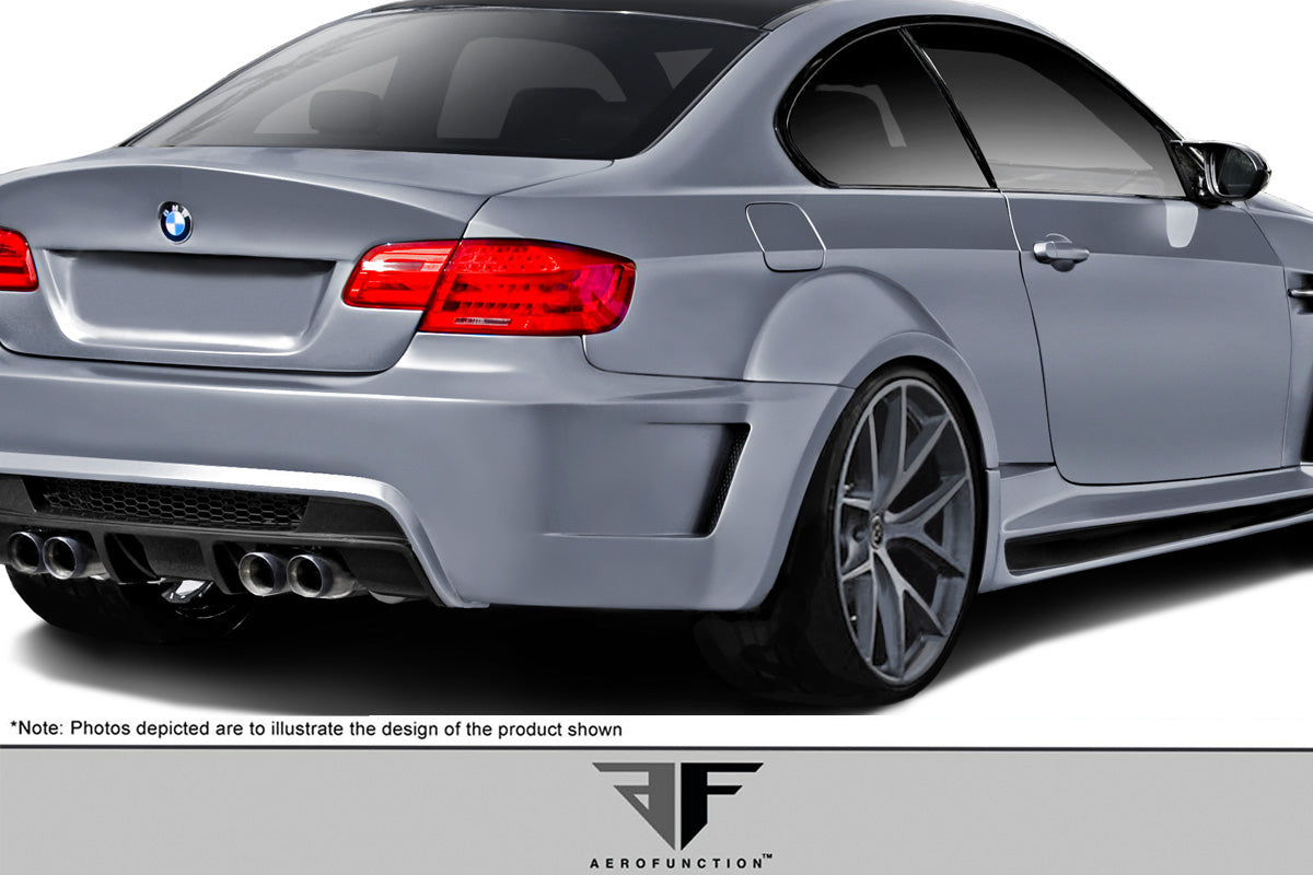 Aero Function AF-5 Wide Body Rear Fender Flares Compatible With 2008-2013 BMW M3 - 2 Piece - 112894