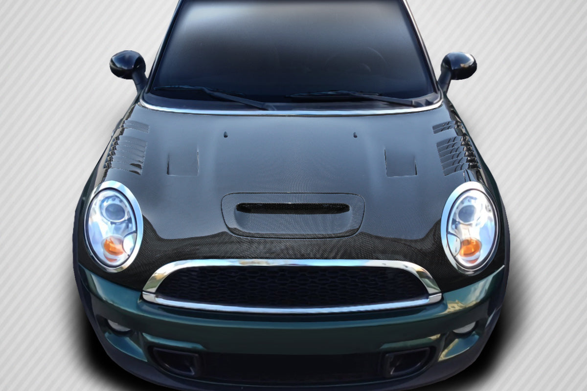 Carbon Creations Racer Hood Compatible With 2007-2015 MINI Cooper - 1 Piece - 112898
