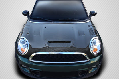 Carbon Creations Racer Hood Compatible With 2007-2015 MINI Cooper - 1 Piece - 112898